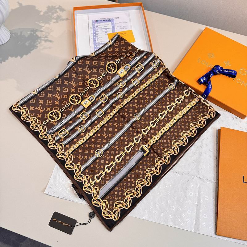 LV silk scarf hm18